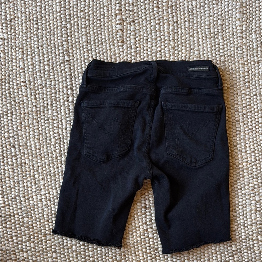 COH Black Denim Shorts
